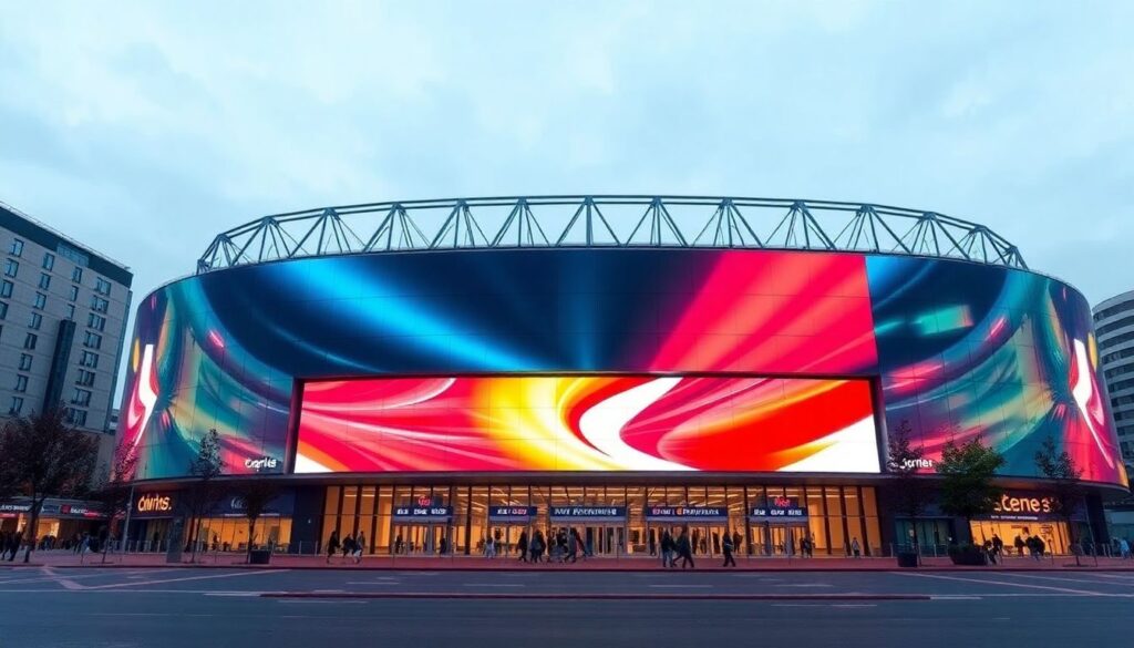 История световых и медиа инноваций в спорте - иллюстрация