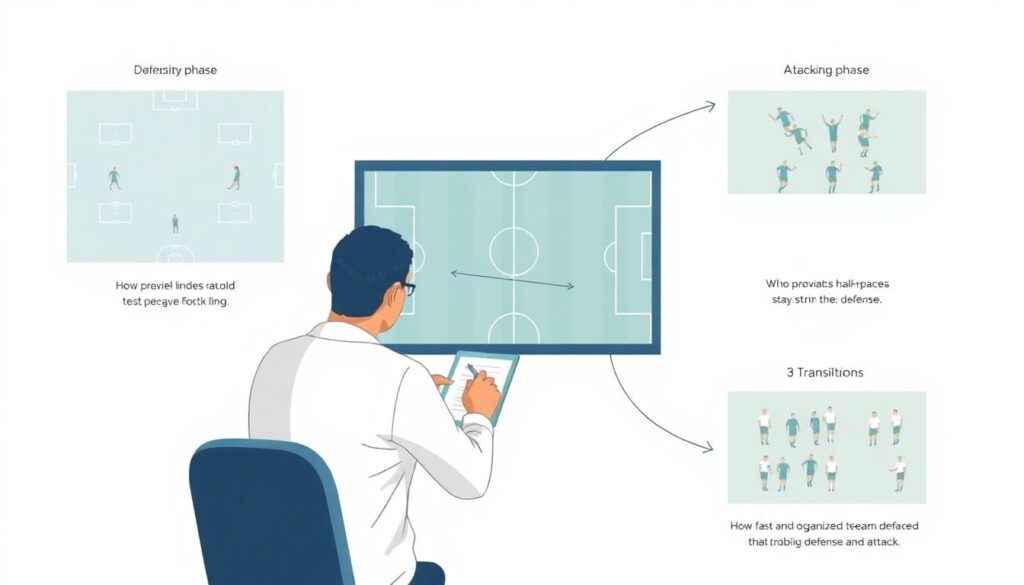 Гид по футбольной тактике: линии и зоны - иллюстрация