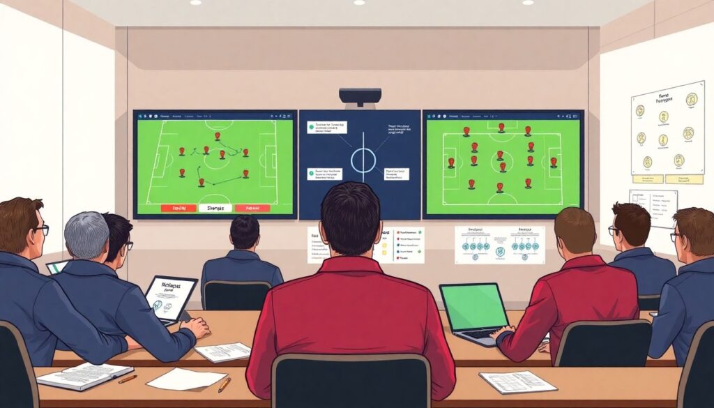 Тактика в реальном времени: как тренеры адаптируют схемы по ходу матча - иллюстрация