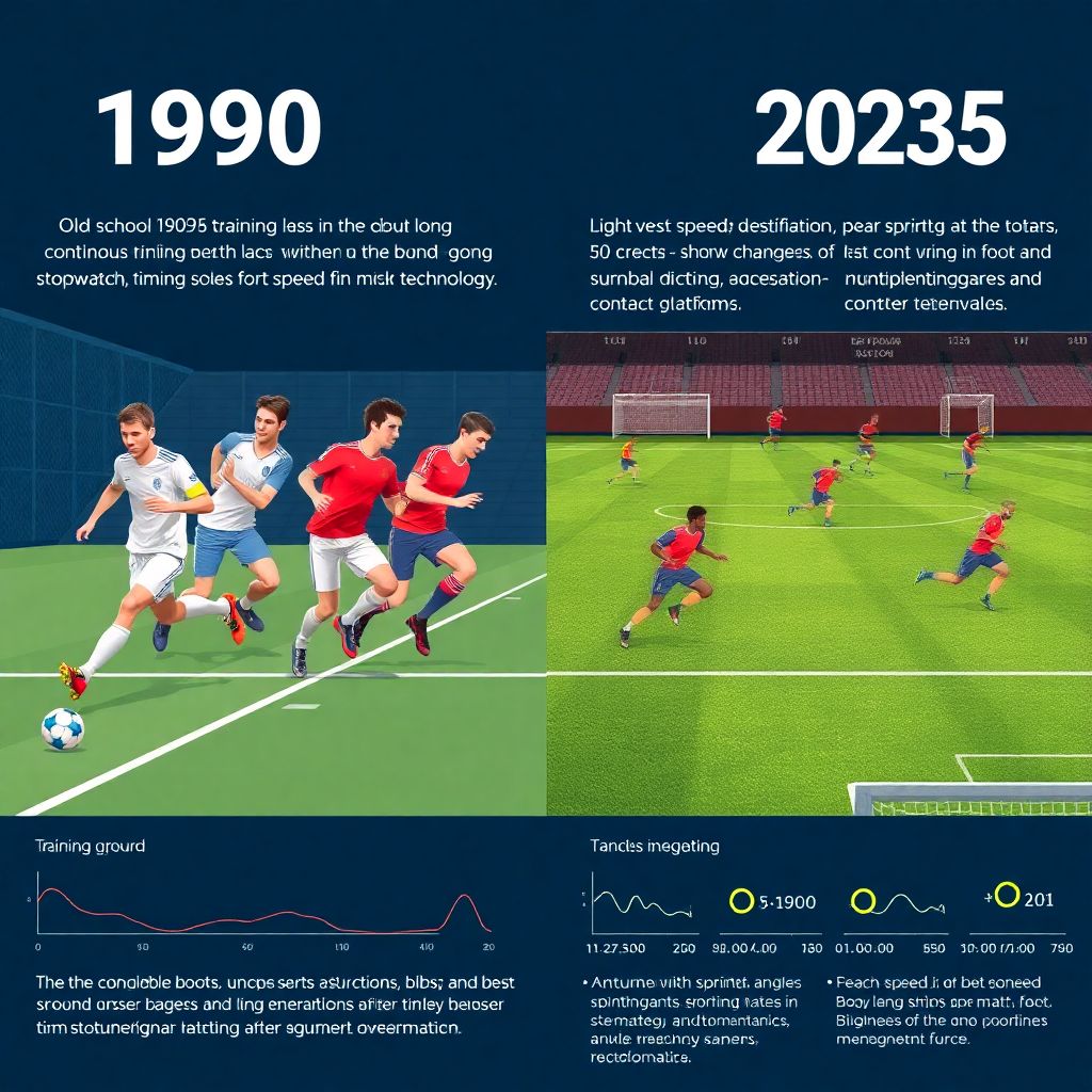 Эволюция sprint-скорости в современном футболе и влияние на игру