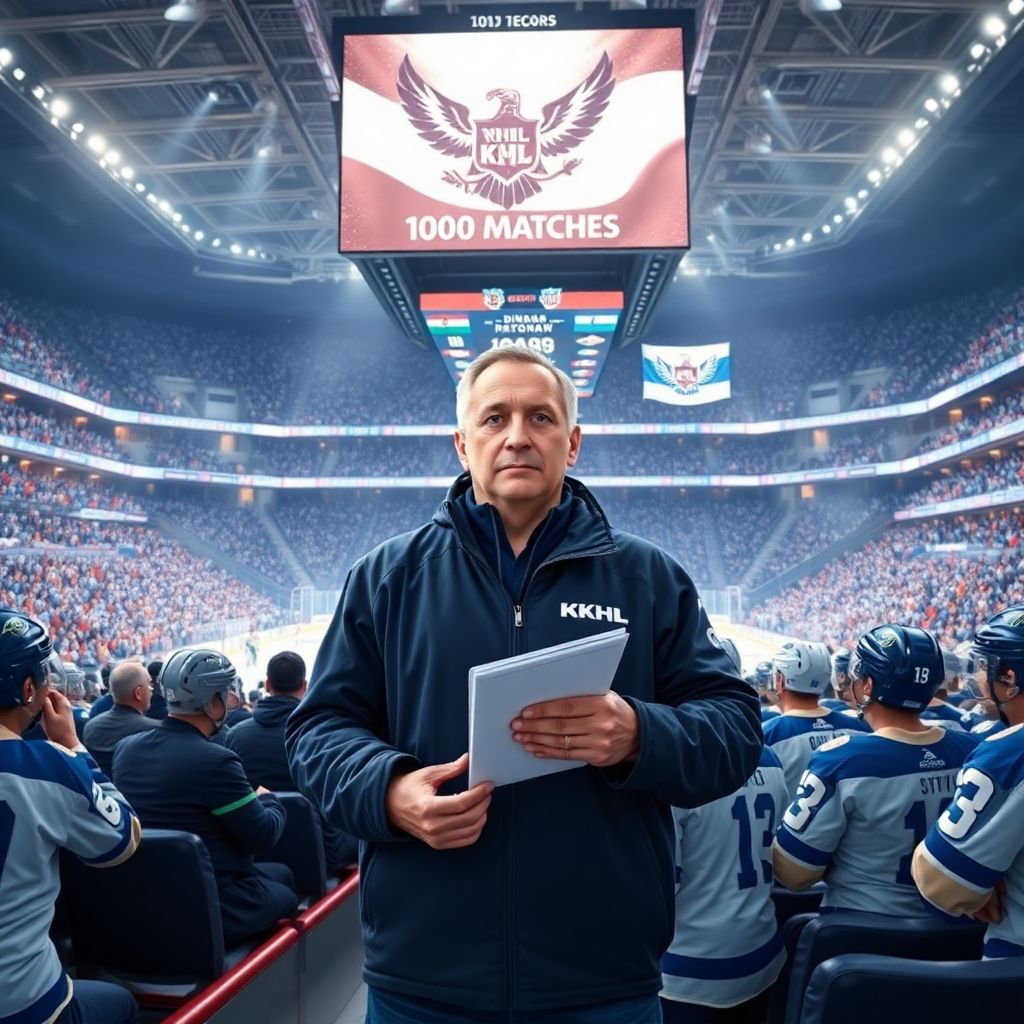 Квартальнов — первый тренер КХЛ с рекордом в 1000 матчей