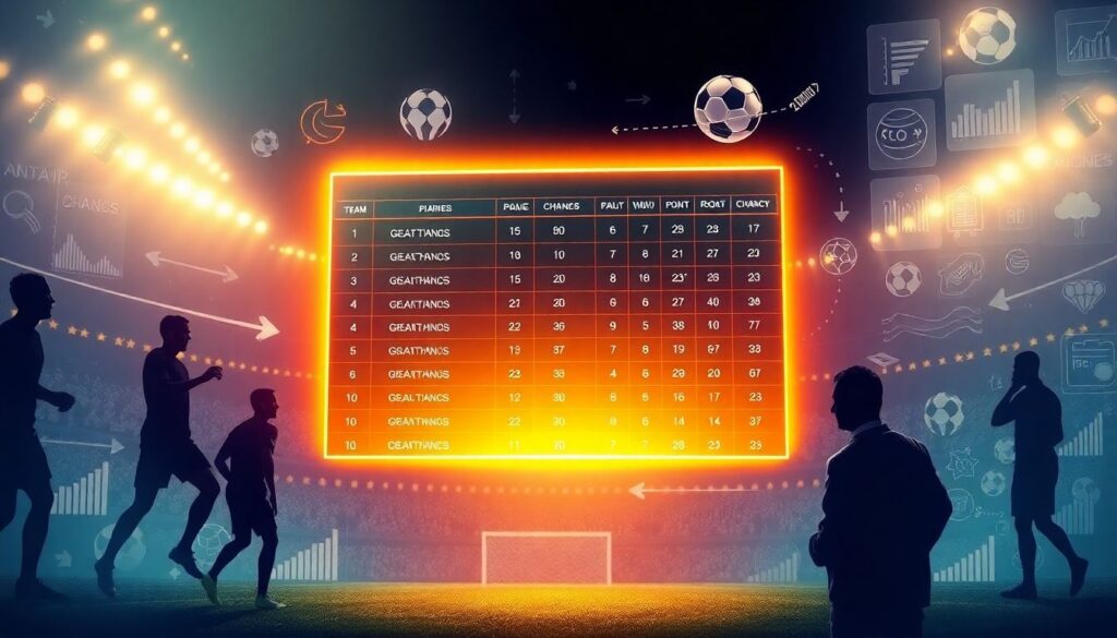 Аналитика турнирной таблицы: что она говорит о шансах - иллюстрация